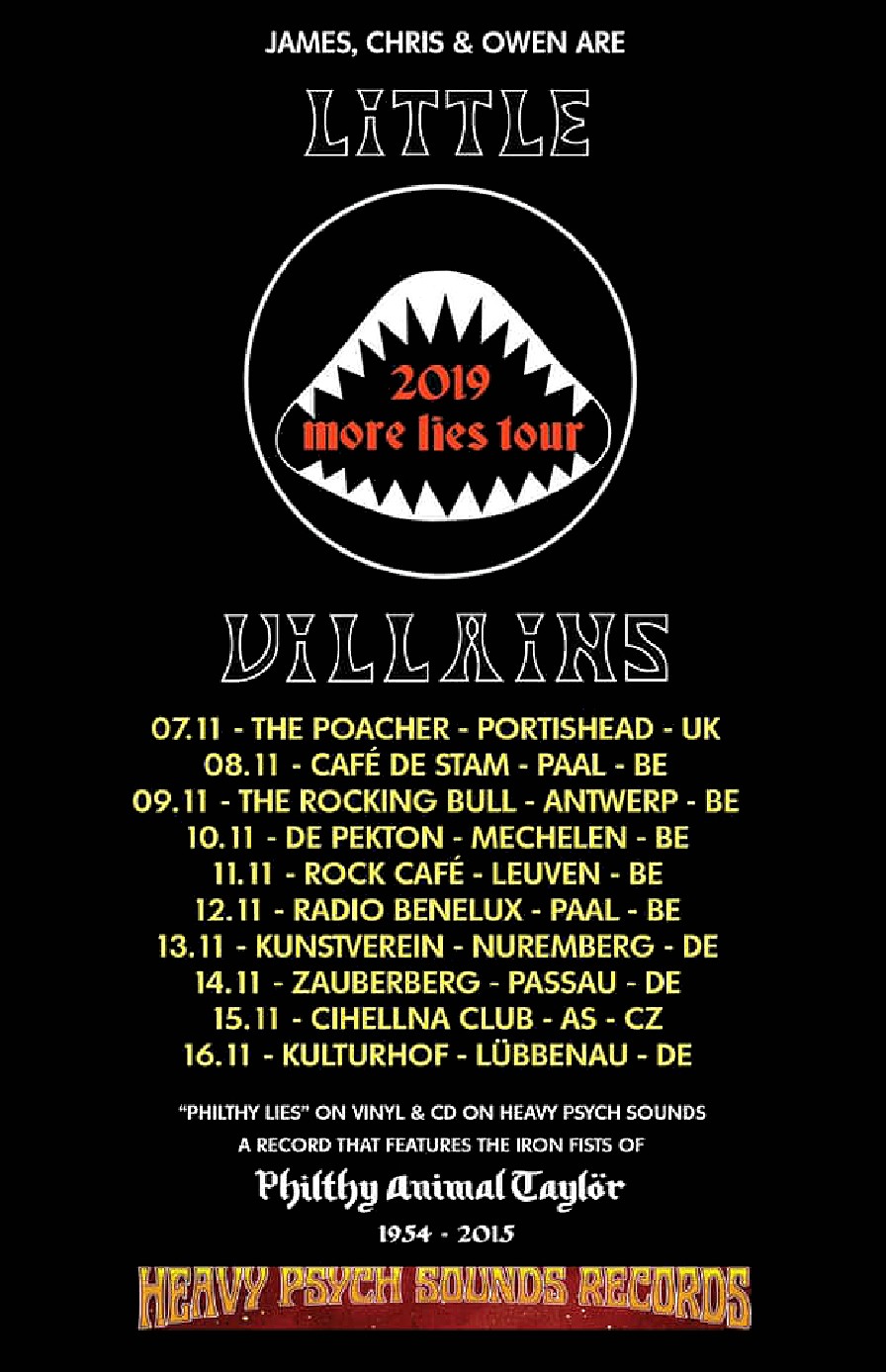 Little Villains No More Lies Tour Poster